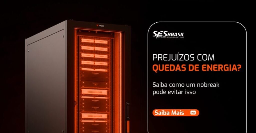 Empresa de energia e nobreak SES
